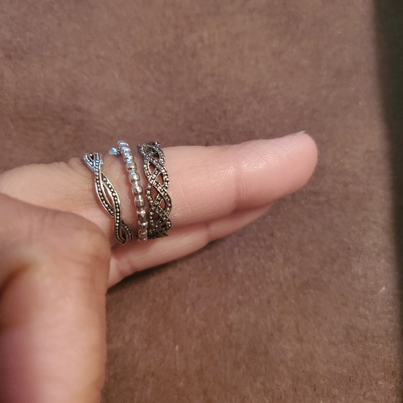 Turquoise Stackable ring set - Picture 4 of 5